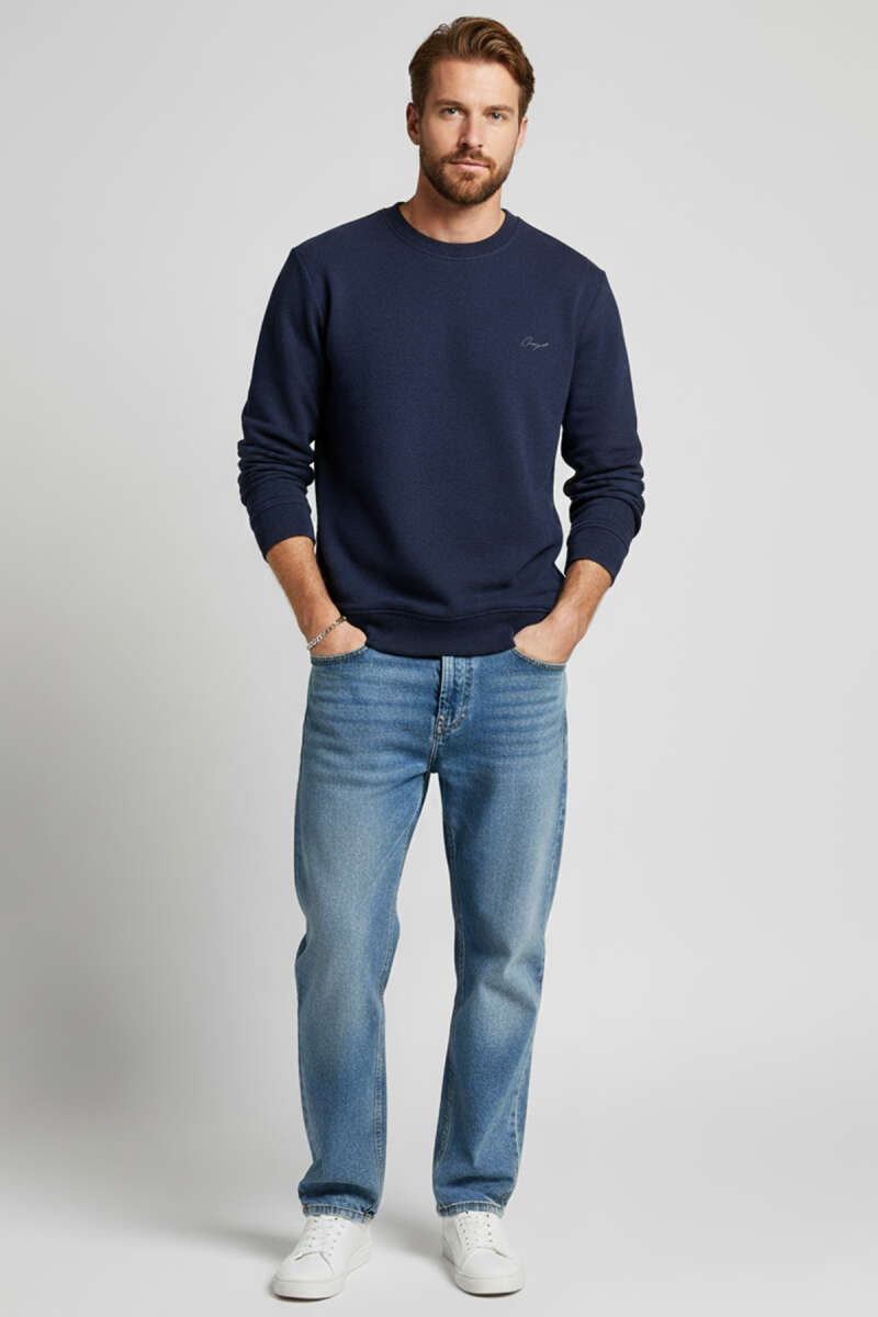 Change Nakışlı Erkek Sweatshirt