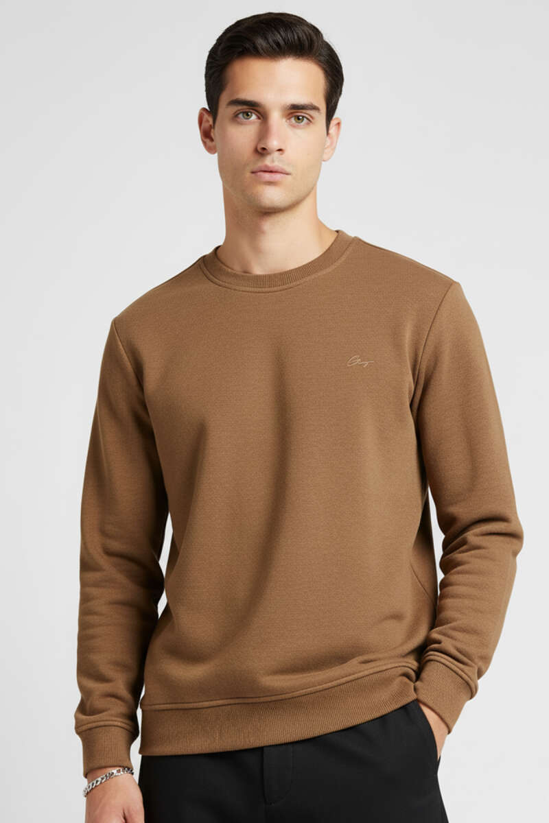 Change Nakışlı Erkek Sweatshirt