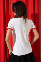 Cherries Baskılı T-shirt