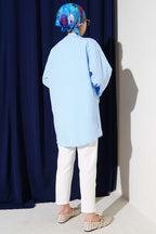 Çift Bağcıklı Poplin Kimono