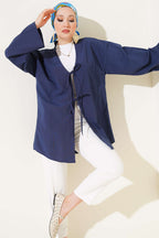 Çift Bağcıklı Poplin Kimono