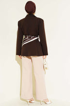 Çift Düğmeli Basic Blazer Ceket