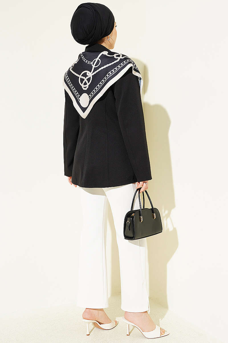Çift Düğmeli Basic Blazer Ceket