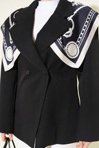 Çift Düğmeli Basic Blazer Ceket