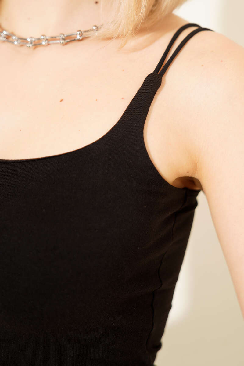 Çift İp Askılı Body