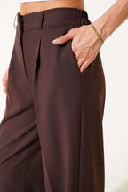 Çift Kancalı Palazzo Pantolon