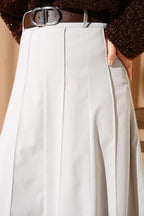 Çıma Şeritli Kemerli Etek