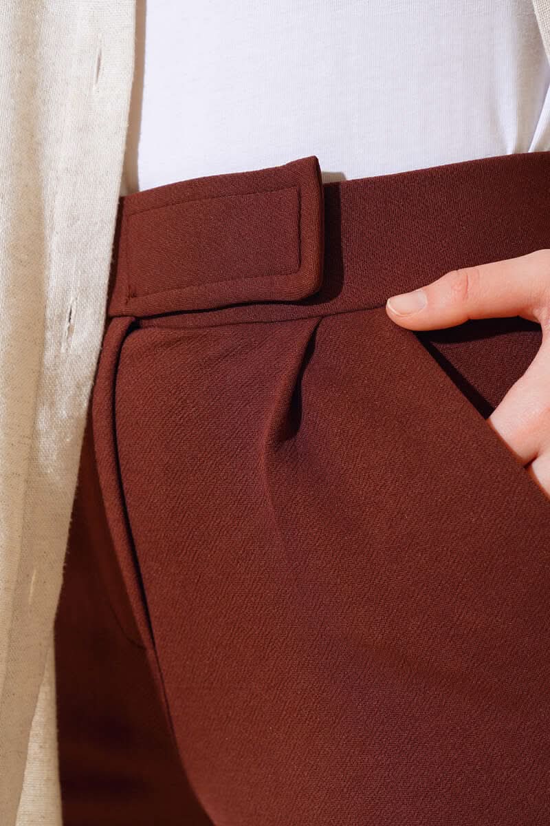 Cırtcırtlı Tek Pile Pantolon