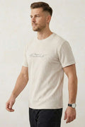 Çizgili Bisiklet Yaka T-shirt