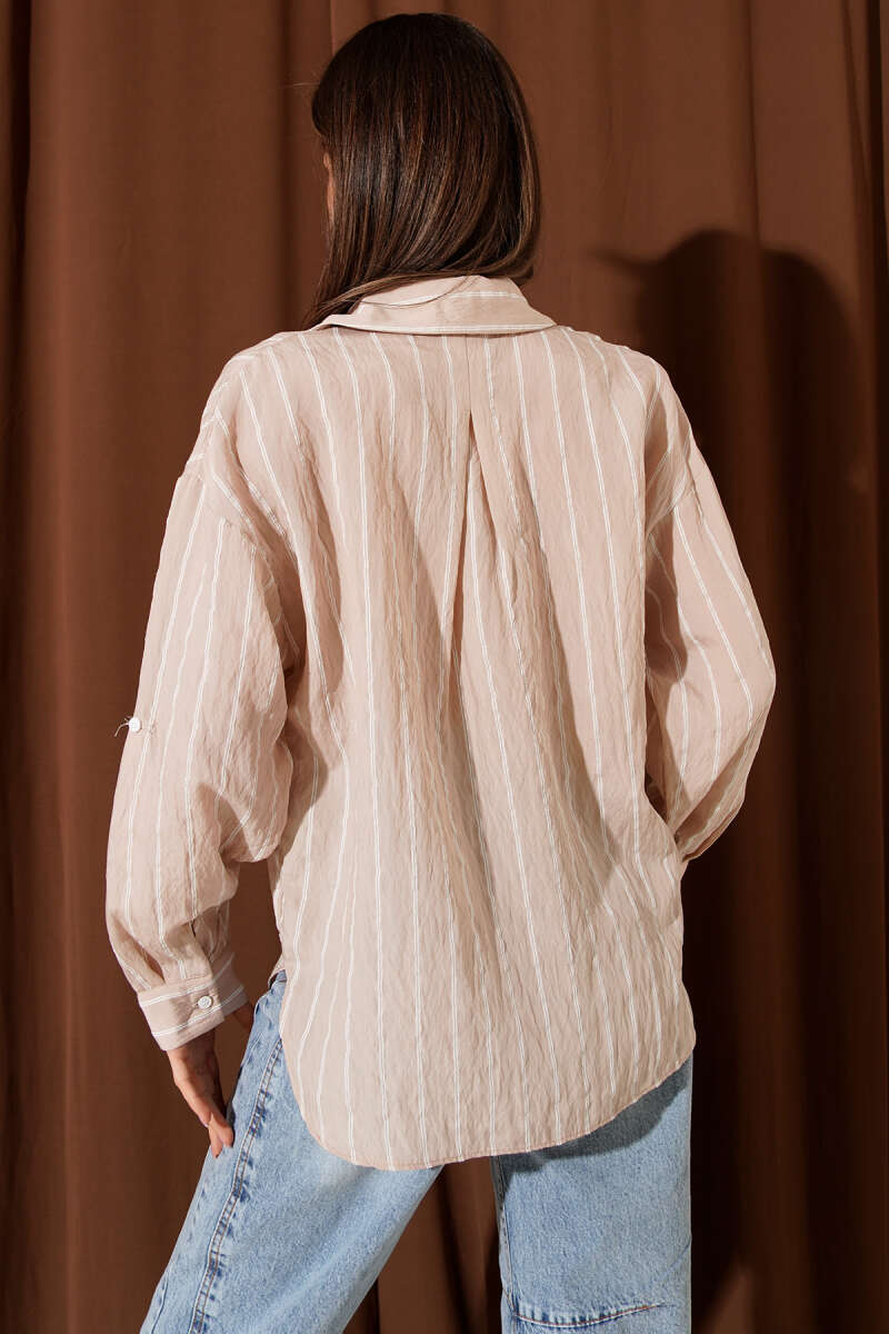 Striped Chest Pocket Shirt