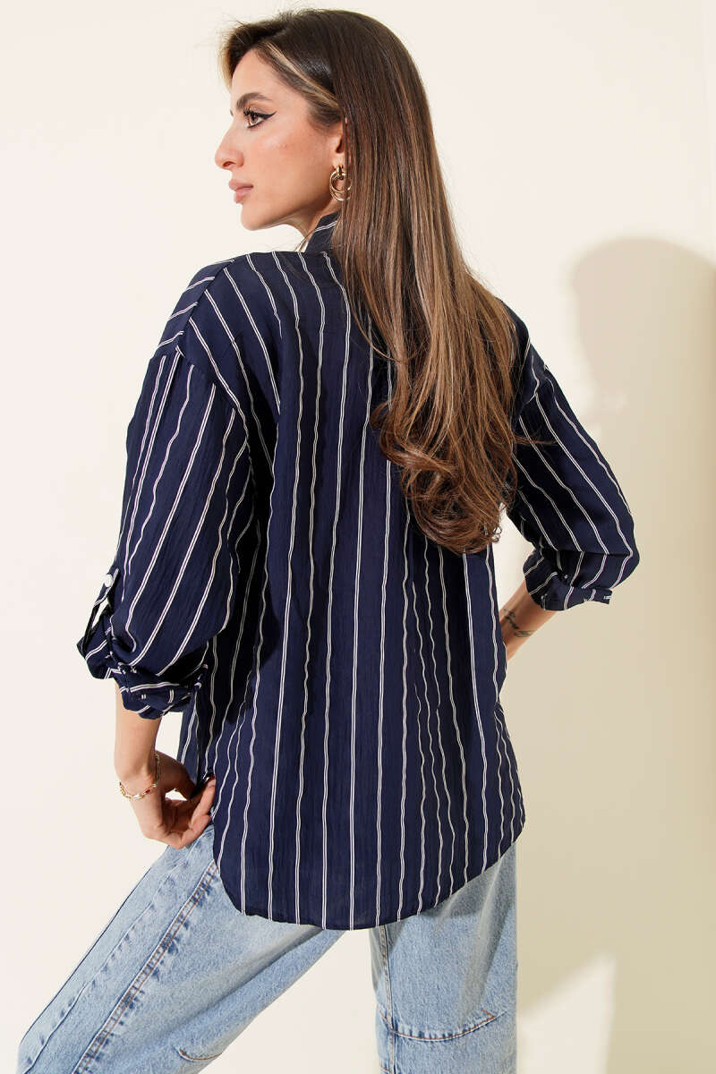 Striped Chest Pocket Shirt