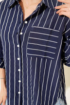 Striped Chest Pocket Shirt
