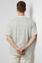 Çizgili Oversize Erkek T-shirt