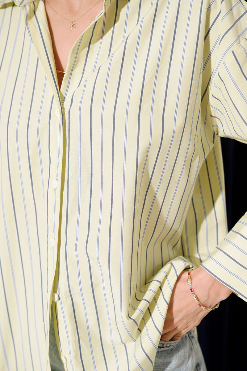 Striped Terrycotton Shirt