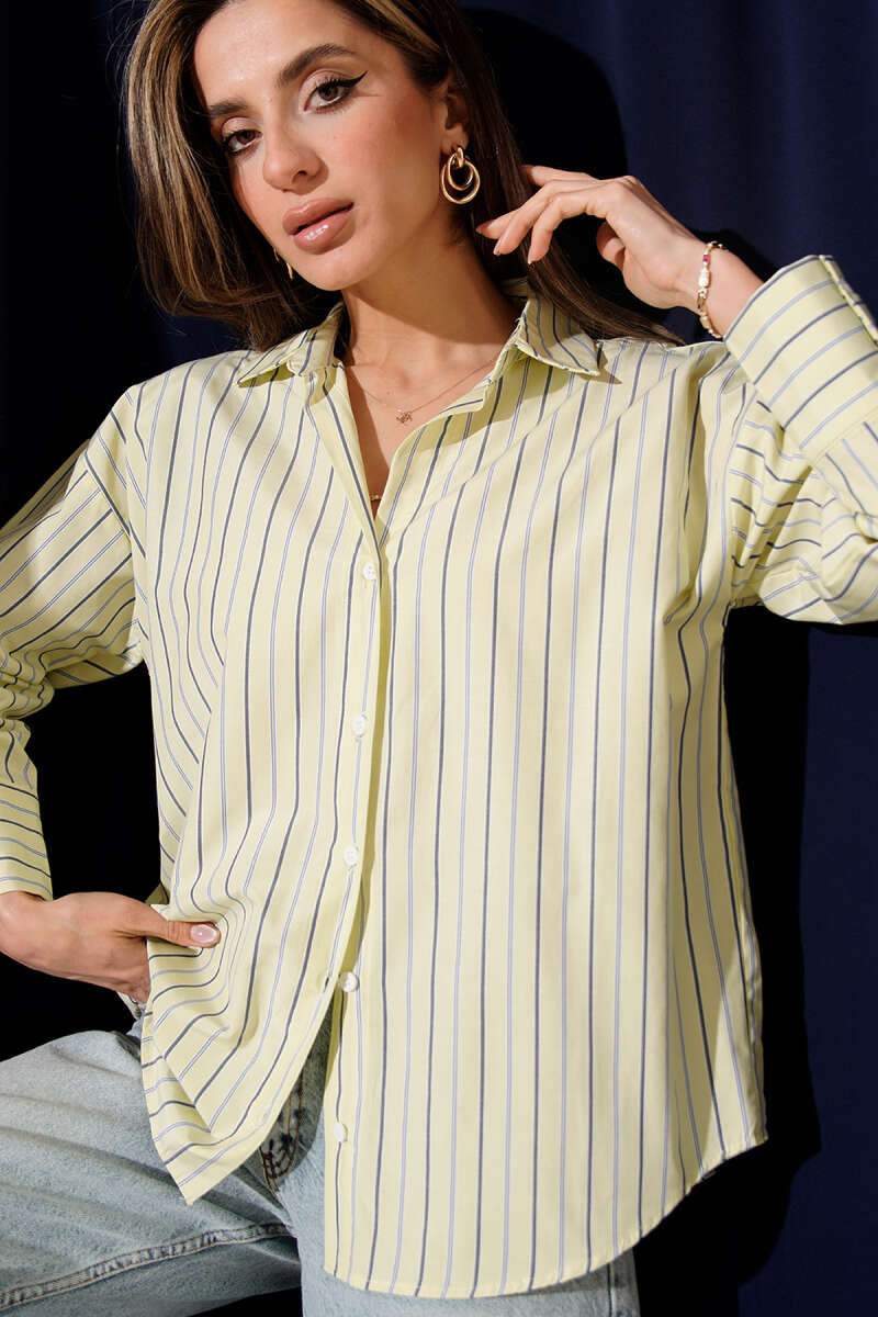Striped Terrycotton Shirt
