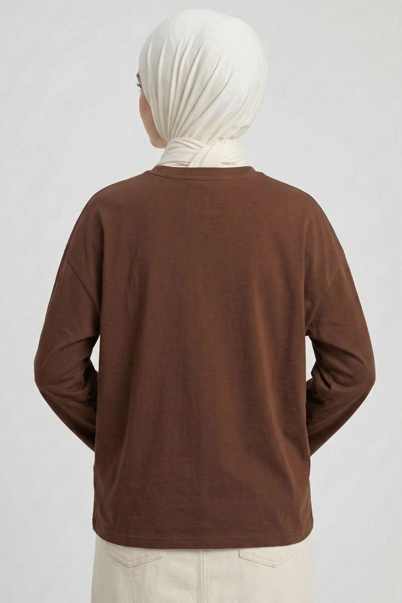 D Logolu Kalp Armalı Tunik