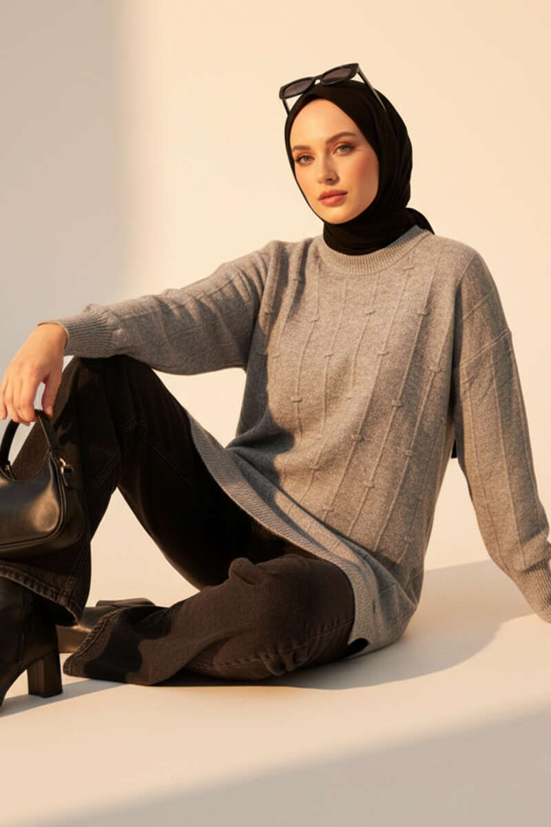 Damla Desen Yumoş Triko Kazak