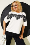 Dantel Detaylı Loyşa T-shirt