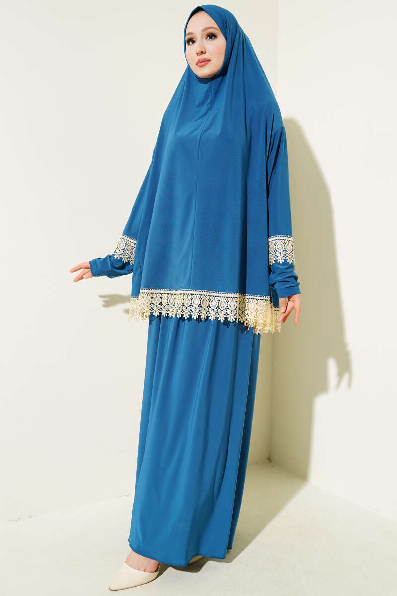Dantelli Namaz Takımı