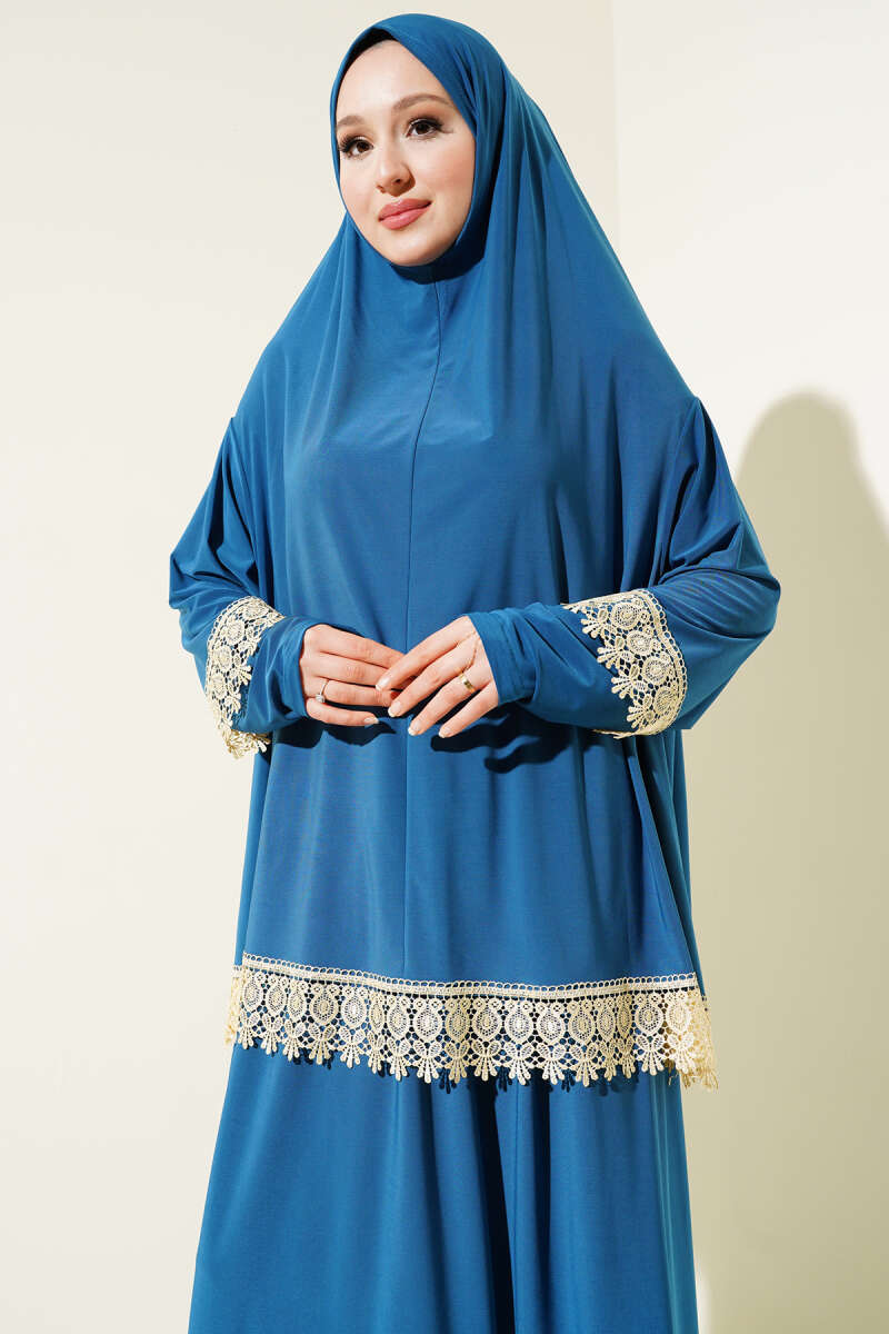 Dantelli Namaz Takımı