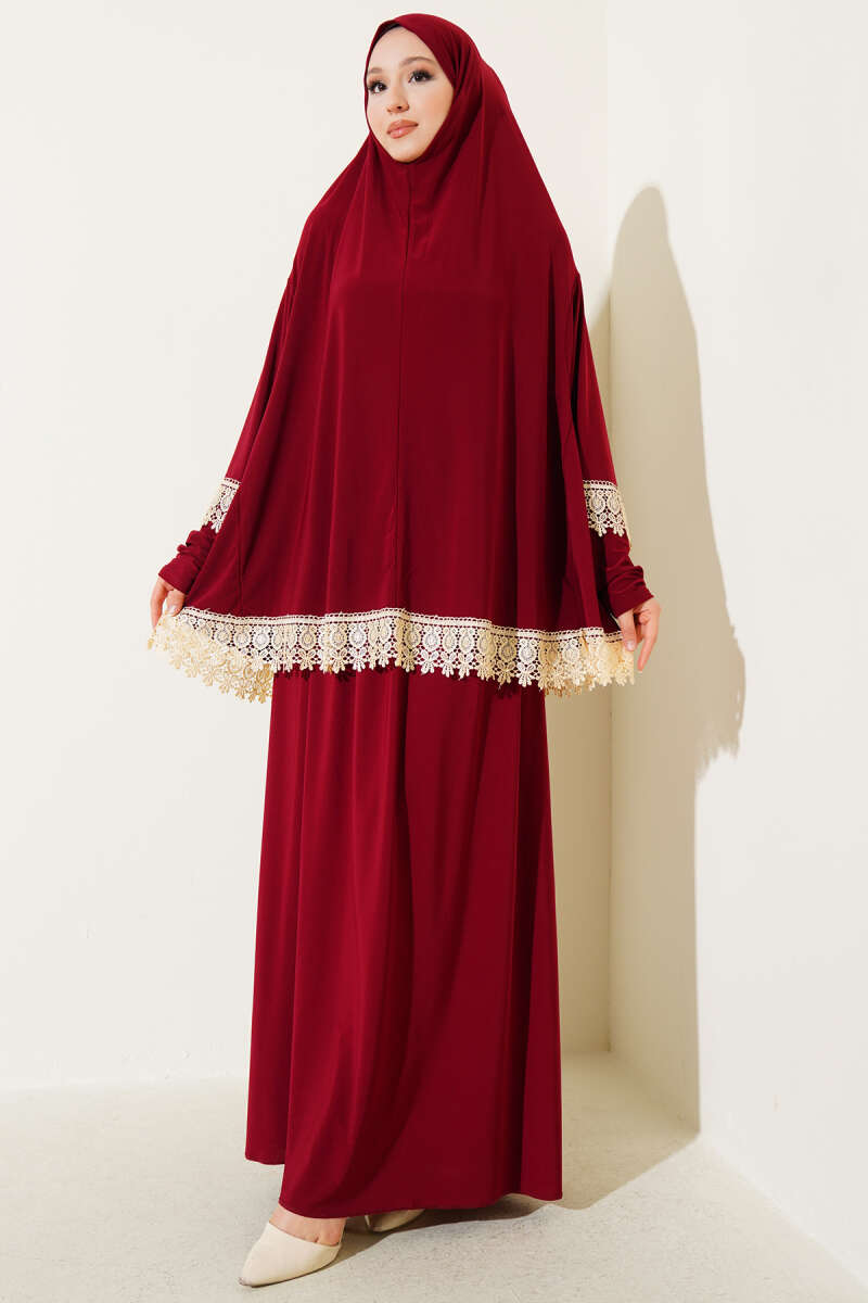 Dantelli Namaz Takımı