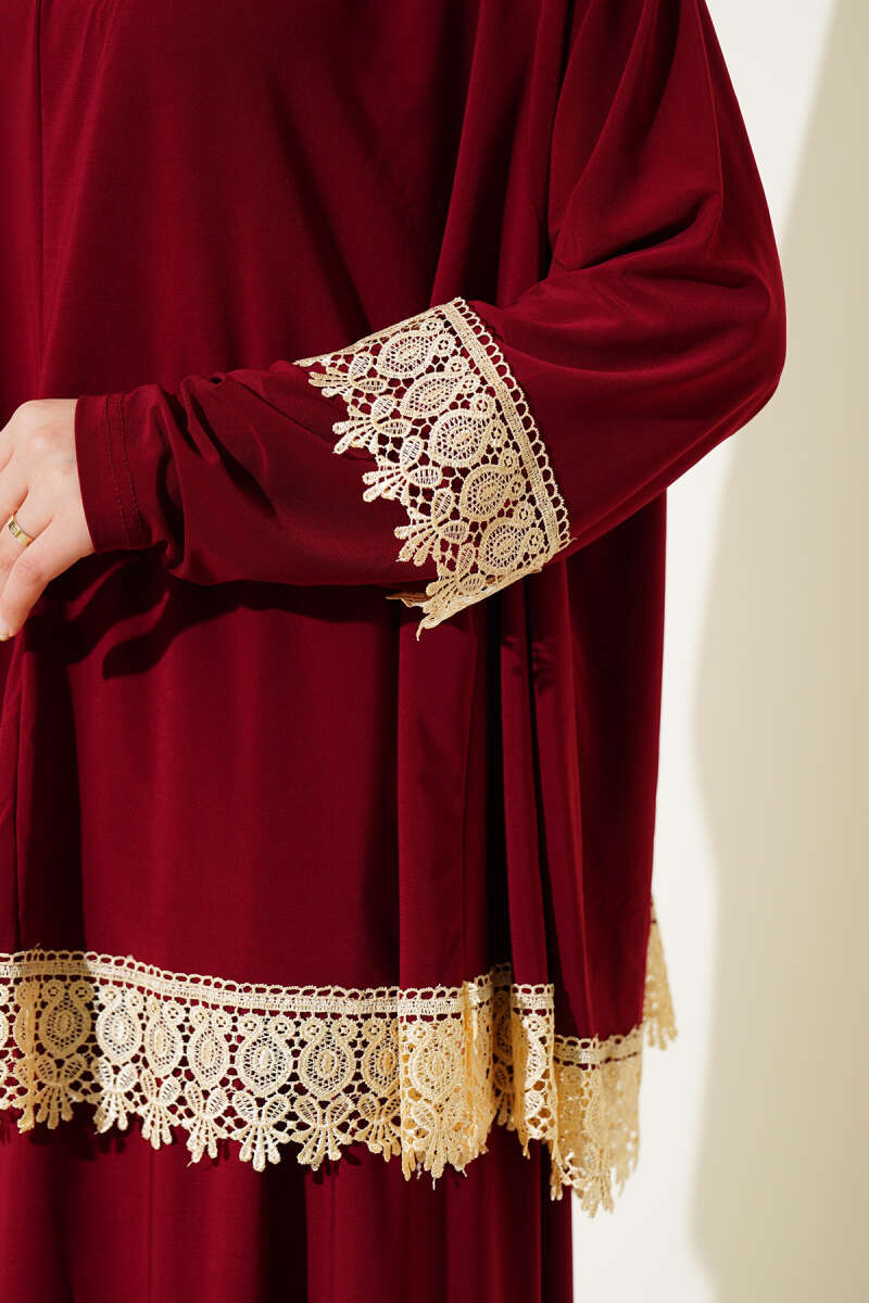 Dantelli Namaz Takımı