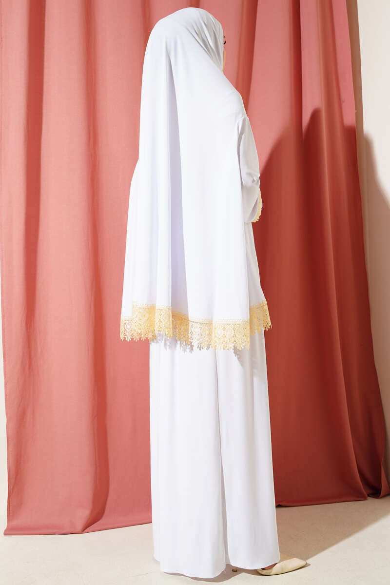 Dantelli Namaz Takımı