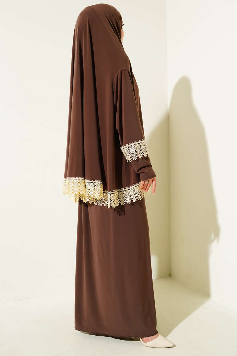 Dantelli Namaz Takımı