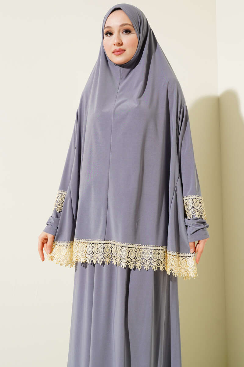 Dantelli Namaz Takımı