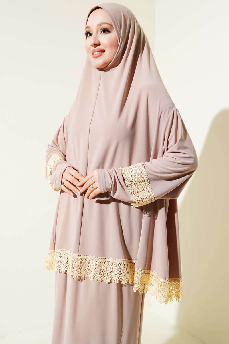 Dantelli Namaz Takımı