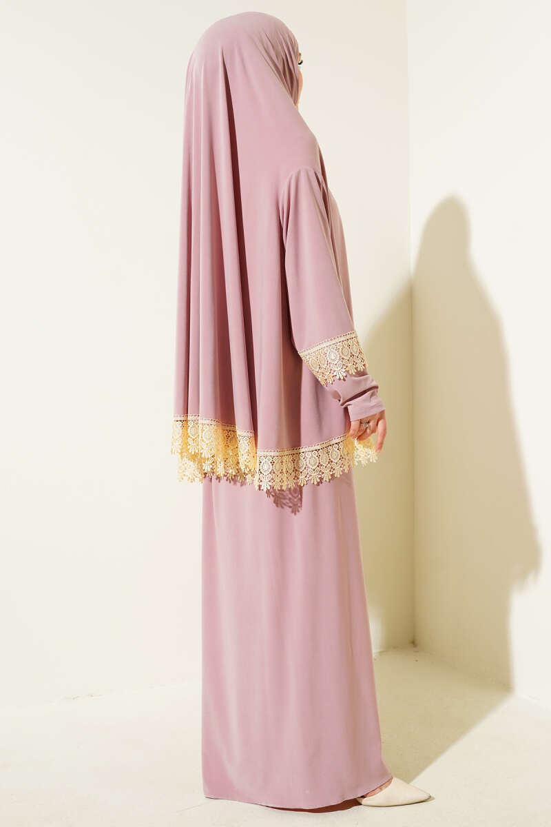 Dantelli Namaz Takımı