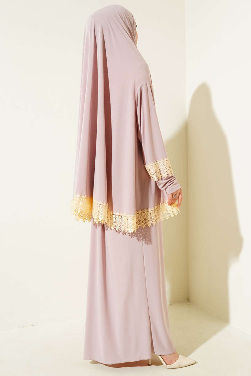 Dantelli Namaz Takımı