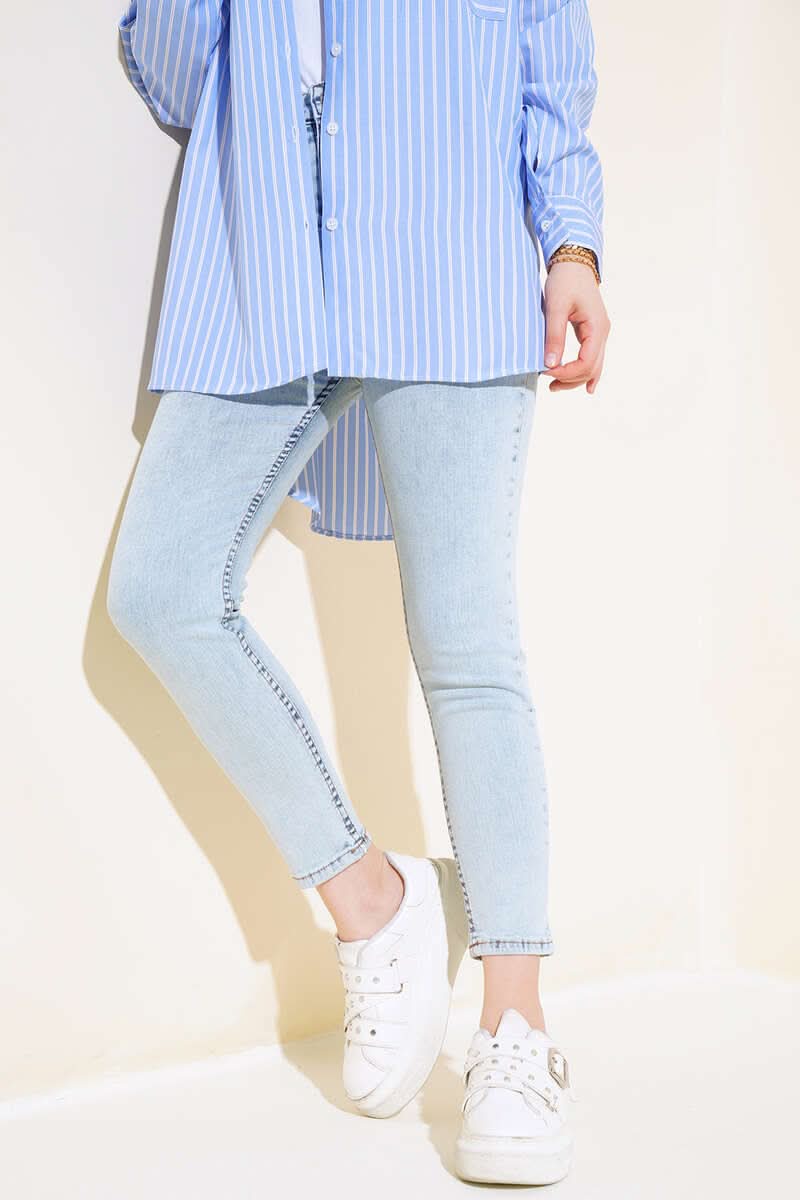 Narrow Leg Jeans Trousers