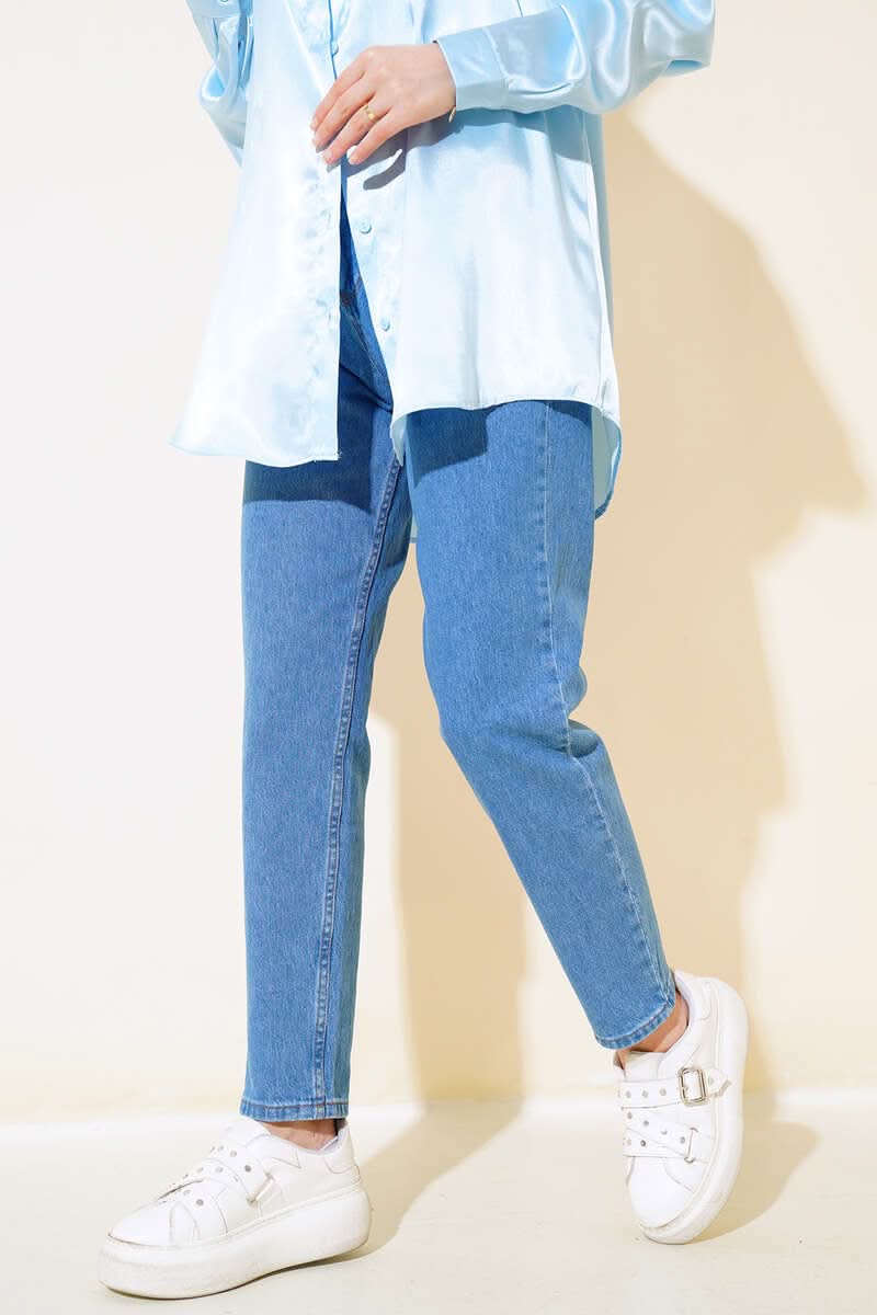 Dar Paça Mom Jean Kot Pantolon