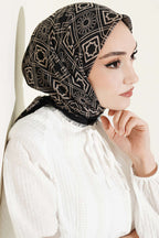Desenli Flamu Cotton Eşarp Asorti 10