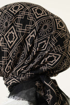 Desenli Flamu Cotton Eşarp Asorti 10