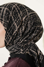 Desenli Flamu Cotton Eşarp Asorti 5