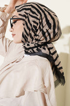 Desenli Flamu Cotton Eşarp Asorti 6