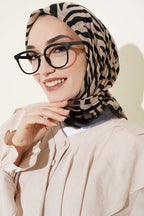 Desenli Flamu Cotton Eşarp Asorti 6