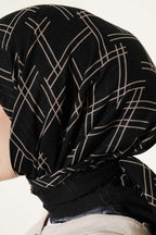Desenli Flamu Cotton Eşarp Asorti 7