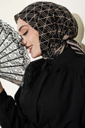Desenli Flamu Cotton Eşarp Asorti 1