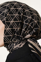 Desenli Flamu Cotton Eşarp Asorti 1