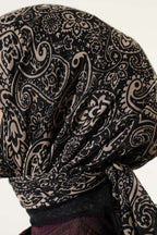 Desenli Flamu Cotton Eşarp Asorti 4