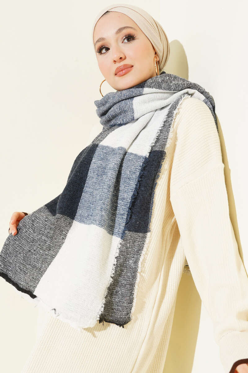 Desenli Omuz Şalı