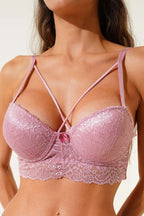 Destekli Çapraz İpli Bralet Sütyen
