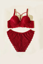 Destekli Çapraz İpli Bralet Sütyen Takım