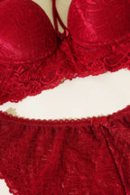 Destekli Çapraz İpli Bralet Sütyen Takım