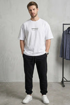 Difficulty Ön Ve Arka Baskılı Oversize Erkek T-shirt