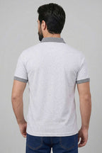 Dijital Baskılı Erkek T-shirt Gri