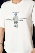 Disclaimer Baskılı T-shirt